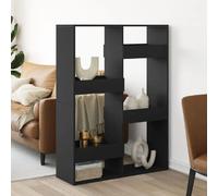 vidaXL Kamerscherm 100x33x135 cm bewerkt hout zwart3309556 Noir G