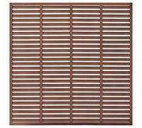 vidaXL Clôture à persiennes Panneau de remplacement WPC 180x180 cm Marron