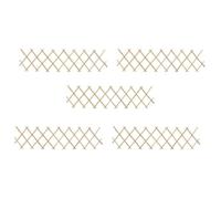 Vidaxl Clôture À Treillis 5 Pcs Bois De Sapin 180x30 Cm