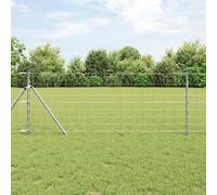 Vidaxl Clôture De Champ 0.8x50 M Acier Galvanisé