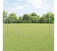 Vidaxl Clôture De Champ 1,4x50 M En Acier Galvanisé