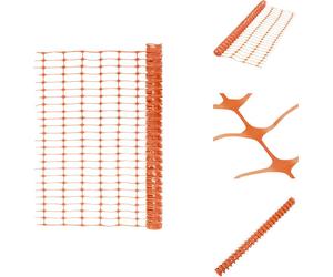 vidaXL Clôture de jardin 50 m Orange - Panneaux de clôture