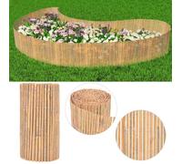 vidaXL Clôture de Jardin Bambou Bordure Jardin Pare-vue Panneaux de Clôture 142678