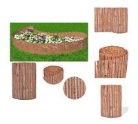 vidaXL Clôture de jardin écorce 1000×50 cm - Panneaux de clôture