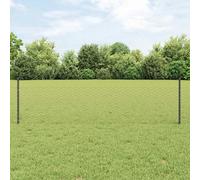 Vidaxl Ensemble De Clôture De Jardin Pack De 2 Gris Métal Grand