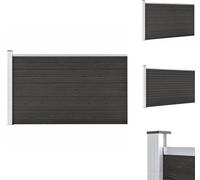 vidaXL Clôture de jardin WPC 175x105 cm Gris - Panneaux de clôture