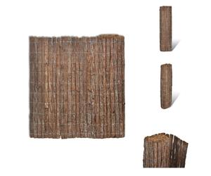 vidaXL Clôture en écorce 400×100 cm - Panneaux de clôture