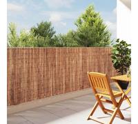 vidaXL Clôture en écorce Marron 600 x 125 cm Écorce