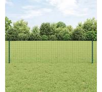 vidaXL Clôture en fil soudé 10 x 0,6 m (L x H) Acier recouvert de PVC