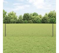 vidaXL Clôture en fil soudé 25 x 0,5 m (L x H) Acier recouvert de PVC