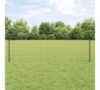 vidaXL Clôture en fil soudé 25 x 0,6 m (l x h) Acier recouvert de PVC