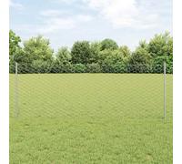 vidaXL Clôture en fil soudé 25 x 0,8 m (l x h) Acier galvanisé à chaud