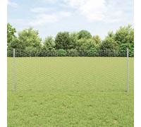vidaXL Clôture en fil soudé 25 x 0,8 m (l x h) Acier galvanisé à chaud