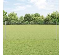vidaXL Clôture en fil soudé 25 x 0,8 m (l x h) Acier galvanisé à chaud