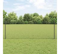 vidaXL Clôture en fil soudé 25 x 0,8 m (l x h) Acier recouvert de PVC