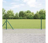 vidaXL Clôture en fil soudé avec base en béton 10 x 0,5 m (L x H)