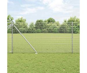 vidaXL Clôture en fil soudé avec pointes 25 x 1 m (l x h)