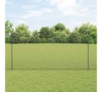 vidaXL Clôture en fil soudé avec poteau 10 x 1,6 m (l x h)