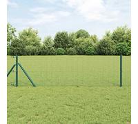 vidaXL Clôture en fil soudé pour sol 10 x 0,8 m Acier recouvert de PVC