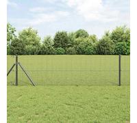 vidaXL Clôture en fil soudé pour sol 10 x 0,8 m (L x H)