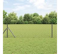 vidaXL Clôture en fil soudé pour sol 10 x 0,8 m (L x H)