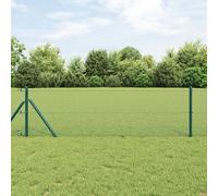 Vidaxl Clôture En Fil Soudé Verte 0,4x100 M Acier Vert