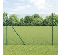 vidaXL Clôture en fil soudé Verte 1,5x10 m Acier 42005046 Vert G