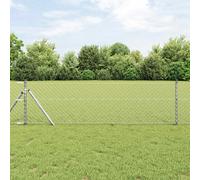 vidaXL Clôture en treillis métallique 10 x 0,8 m Acier galvanisé