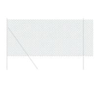 vidaXL Clôture en treillis métallique 25 x 0,4 m Acier Vert