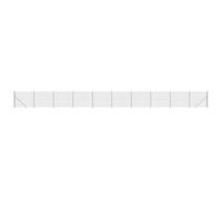vidaXL Clôture en Treillis Métallique avec Bride, Panneau de Clôture Décoratif, Barrière de Protection Jardin Patio Extérieur, Anthracite 1,8x25 m
