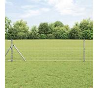vidaXL Clôture Euro 0,4 x 50 m fer revêtu de PVC