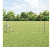 Vidaxl Clôture Euro 0.4x50 M Acier Galvanisé