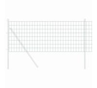vidaXL Clôture Euro Vert 0,6 x 10 m Fer revêtu de PVC, Jardin et Terrasse, Barrière Moderne Durable, Séparateur Rectangulaire, Panneau Protecteur Euro, PVC