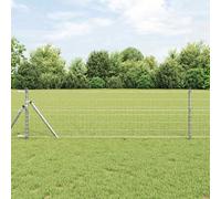 vidaXL Clôture Euro 0,6 x 25 m Fer revêtu de PVC