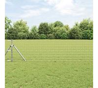 vidaXL Clôture Euro 0,8 x 25 m Fer revêtu de PVC