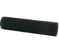 vidaXL Clôture Euro, 1,2 x 25 mètres, fer revêtu de PVC, couleur verte