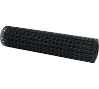 vidaXL Clôture Euro, 1,2 x 25 mètres, fer revêtu de PVC, gris