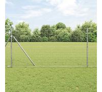 Vidaxl Clôture Euro 1x10 M Acier Galvanisé