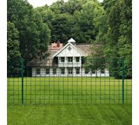 vidaXL Ensemble de Clôture Euro 20x1,5 m Acier Vert Jardin Grillages de Maille