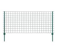vidaXL Clôture Euro Acier – Ensemble de jardin 20x0,8 m Vert