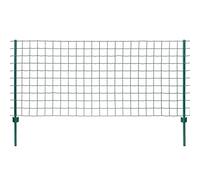 vidaXL Ensemble de clôture Euro en acier vert 20 x 1,2 m