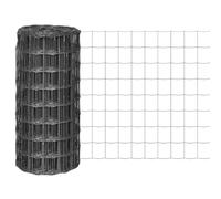 vidaXL Clôture Euro Acier - Gris 25x0,8 m