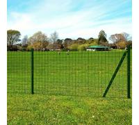 Vidaxl Clôture Euro Acier - Vert 25x1,7 m