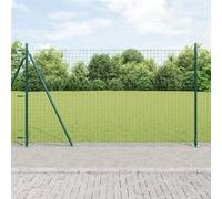 vidaXL Clôture en fil soudé avec base en béton 25 x 1,2 m (l x h)