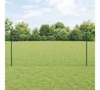 Vidaxl Clôture Euro Avec 5 Poteaux En U Verts 1,2x10 M En Acier