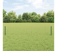 vidaXL Clôture en fil soudé 10 x 0,4 m (l x h) Acier recouvert de PVC