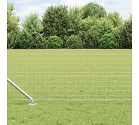 Vidaxl Clôture Euro Avec 7 Poteaux Pointus 0.4x10 M En Acier Galvanisé
