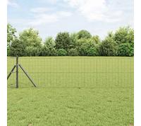 Vidaxl Clôture Euro Grise 0,6x10 M Acier