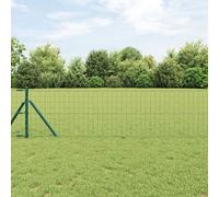Vidaxl Clôture Euro Verte 0,6x10 M Acier