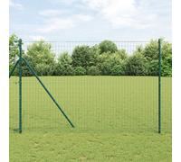 Vidaxl Clôture Euro Verte 1.5x10 M Acier